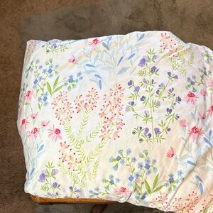 The Company Store Multicolor Floral Duvet Cover
